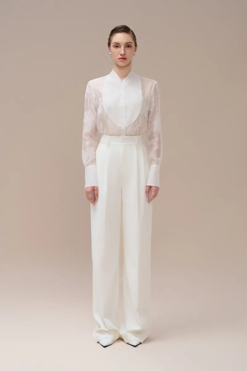 Fern Shirt in White — original WHITE ANT photograph