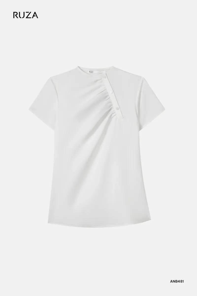 Baisic Short Sleeve Shirt · ANB481 in White