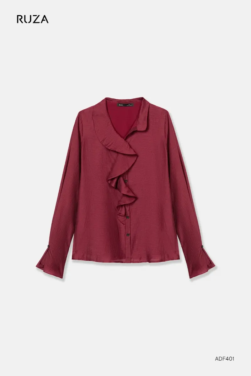 Long Sleeve Shirt Style · ADF401 in Red