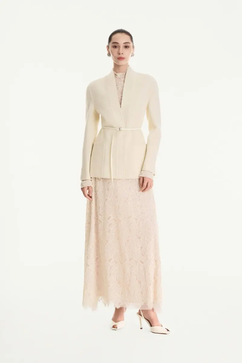 Camille Tie-Waist Wool Coat — original WHITE ANT photograph 1