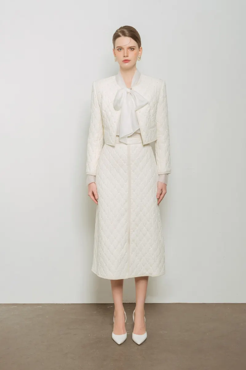 Rey Midi Skirt in White — original WHITE ANT photograph