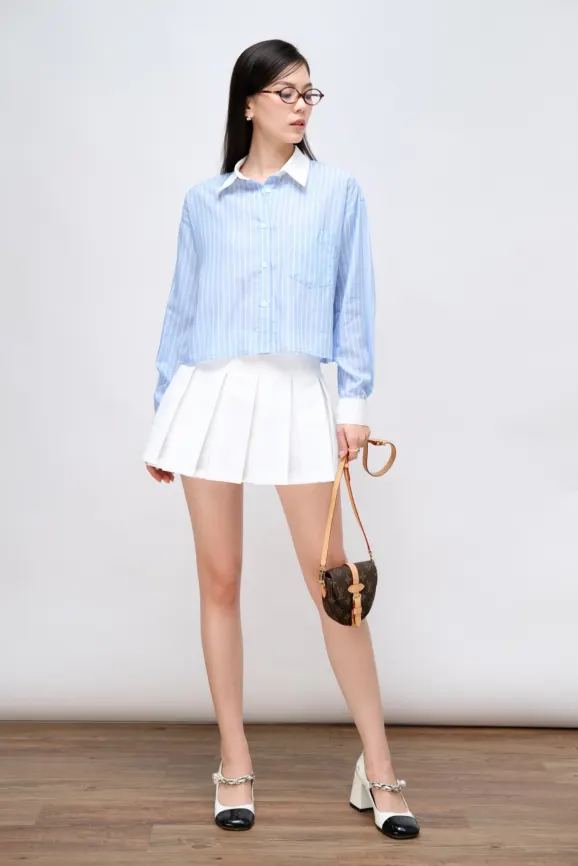 Dara Skort · RR22VQ04 in White — original RUBIES photograph