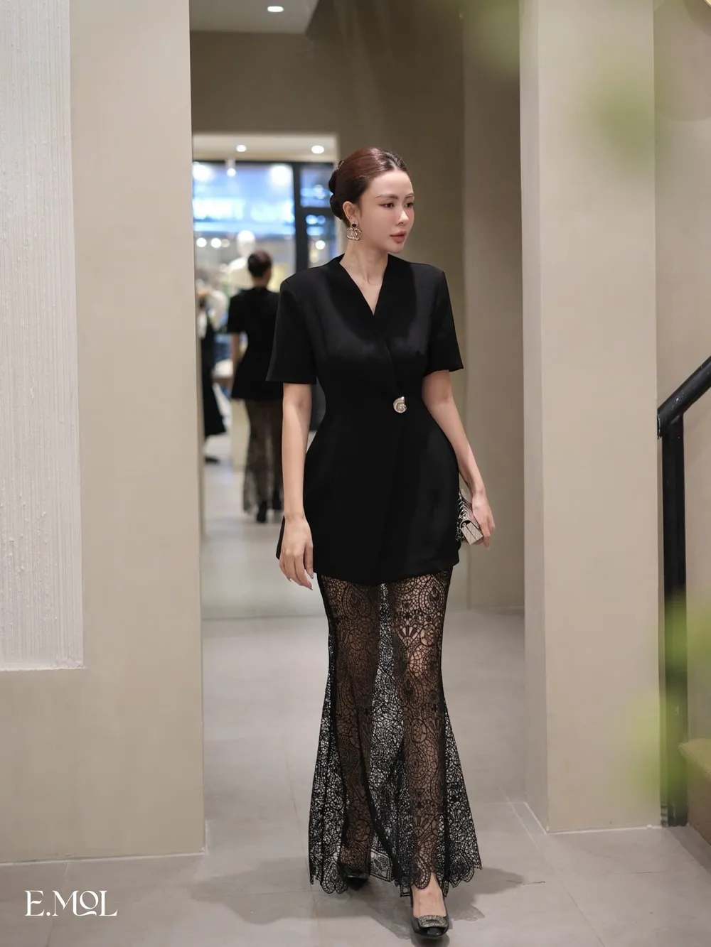 Lace Fishtail Skirt — original E.MOL photograph 1