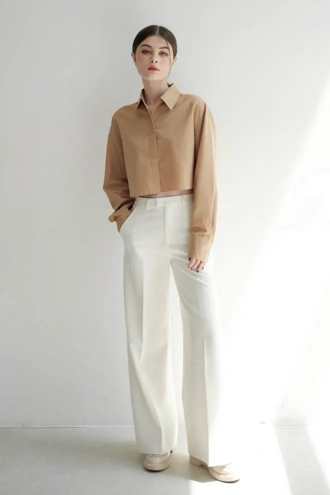 Andrew Trousers · RR23QD02 in White — original RUBIES photograph