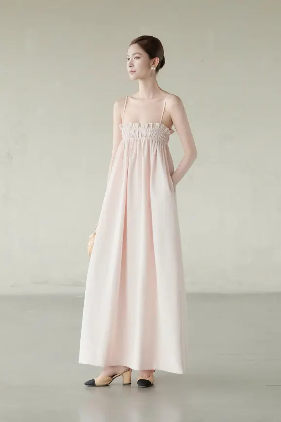 Mosie Long Dress · RR26DD08 in Pink — original RUBIES photograph