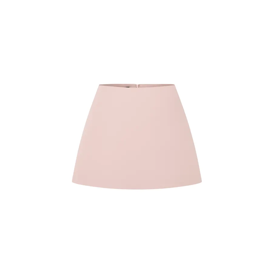 Premium Satin A-Line Skirt — original MOLLYNISTA photograph 1