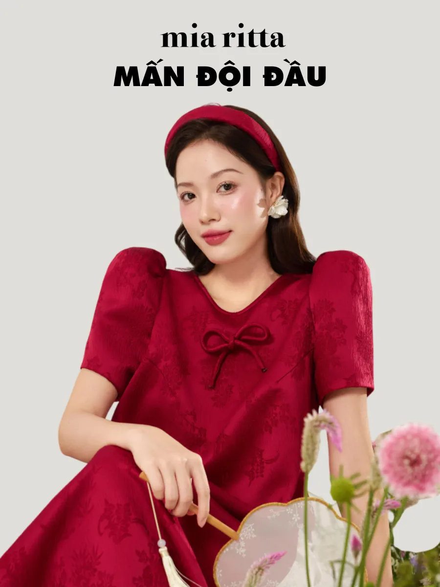 Ao Dai Headband Hy Pk016w - Ao Dai Headband - Ao Dai Hair Band — original MIARITTA photograph 1