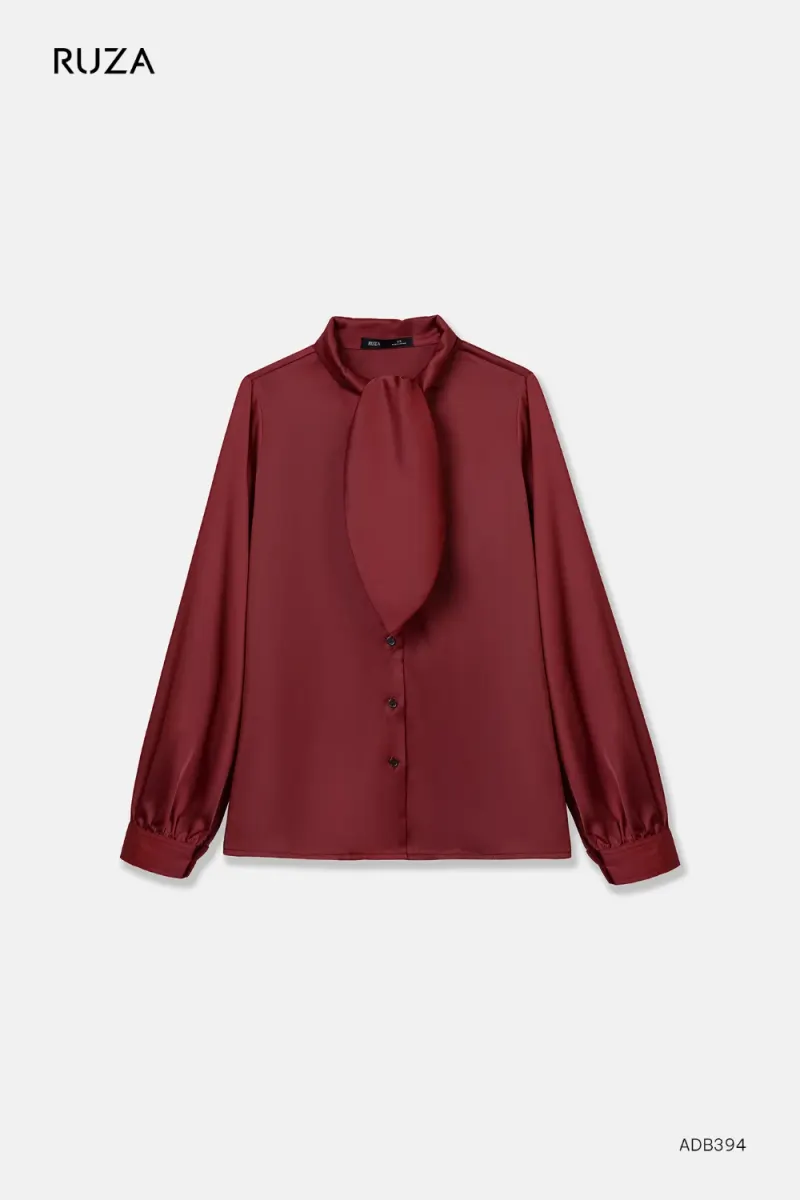 Basic Long Sleeve Shirt · ADB394 in Red