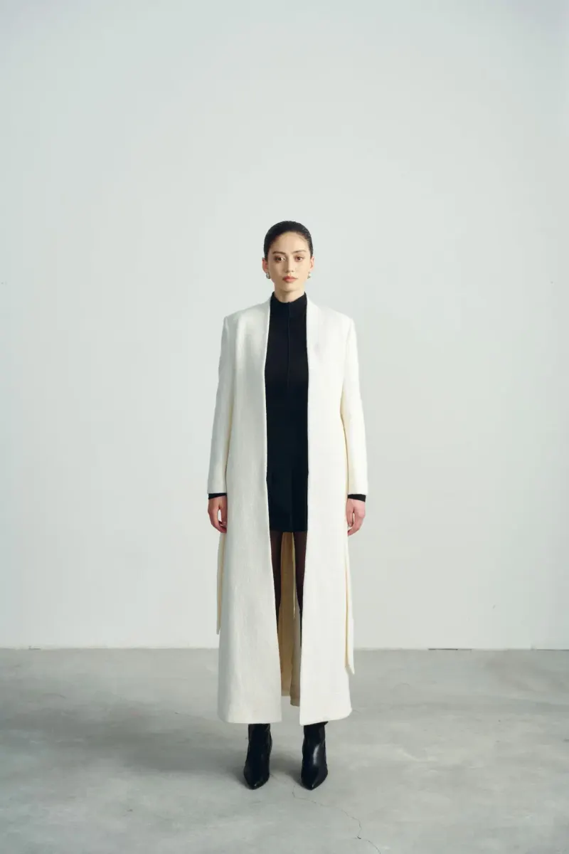 Darius Pleated Panel Skirt — original WHITE ANT photograph 1