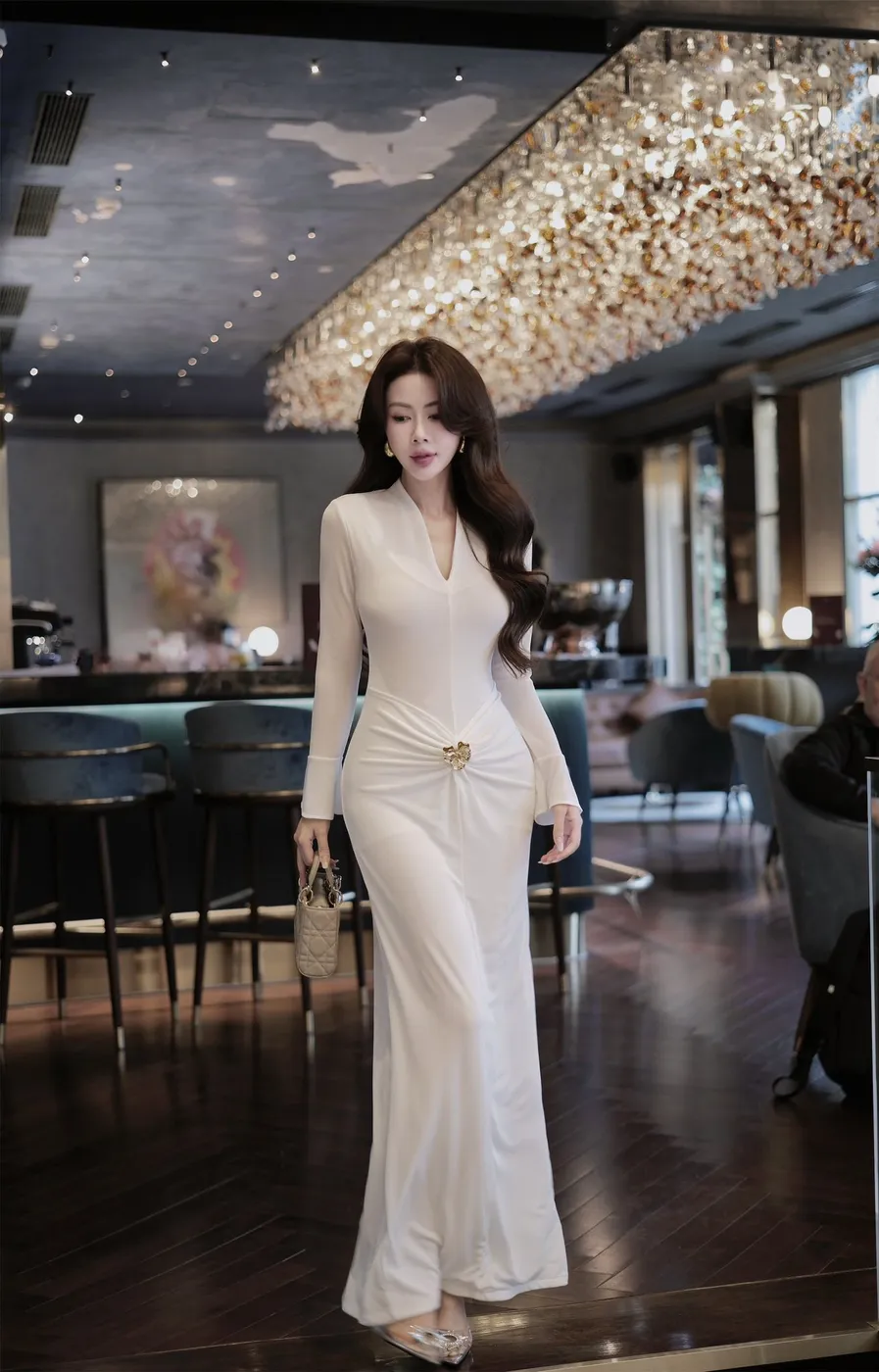 Long Dress with Tag Attached — original E.MOL photograph 1