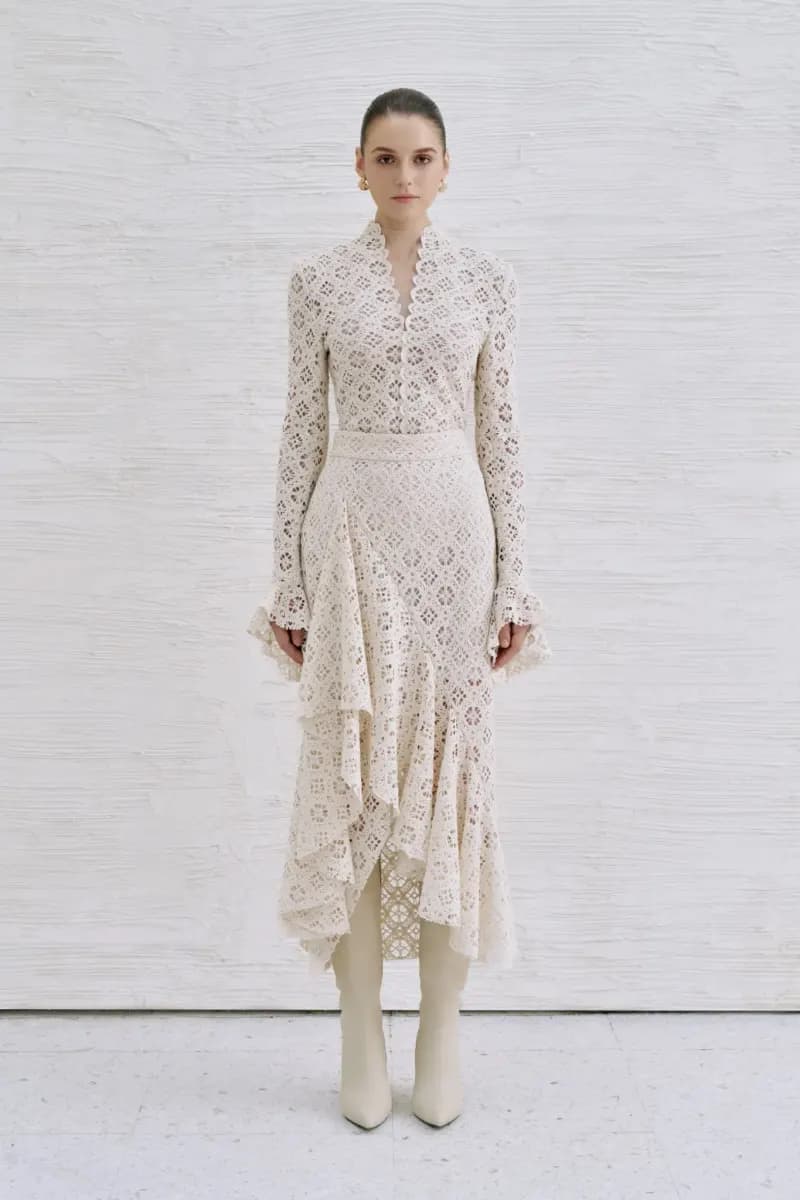 Narc Lace Top in Beige — original WHITE ANT photograph