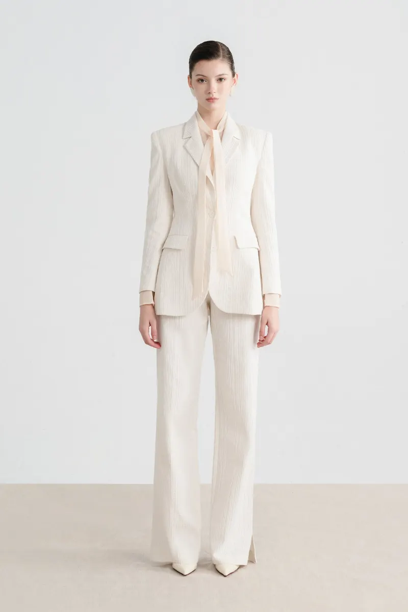 Mara Straight Pants in White — original WHITE ANT photograph