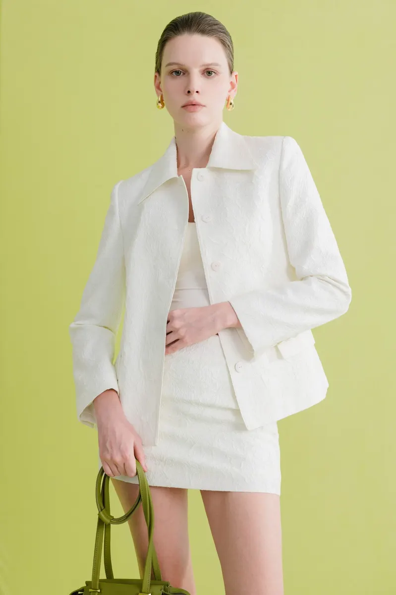 Jena Mini Skirt in White — original WHITE ANT photograph