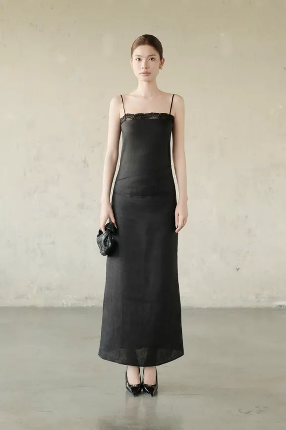 Miomi Long Dress · RR26DD25 in Black — original RUBIES photograph