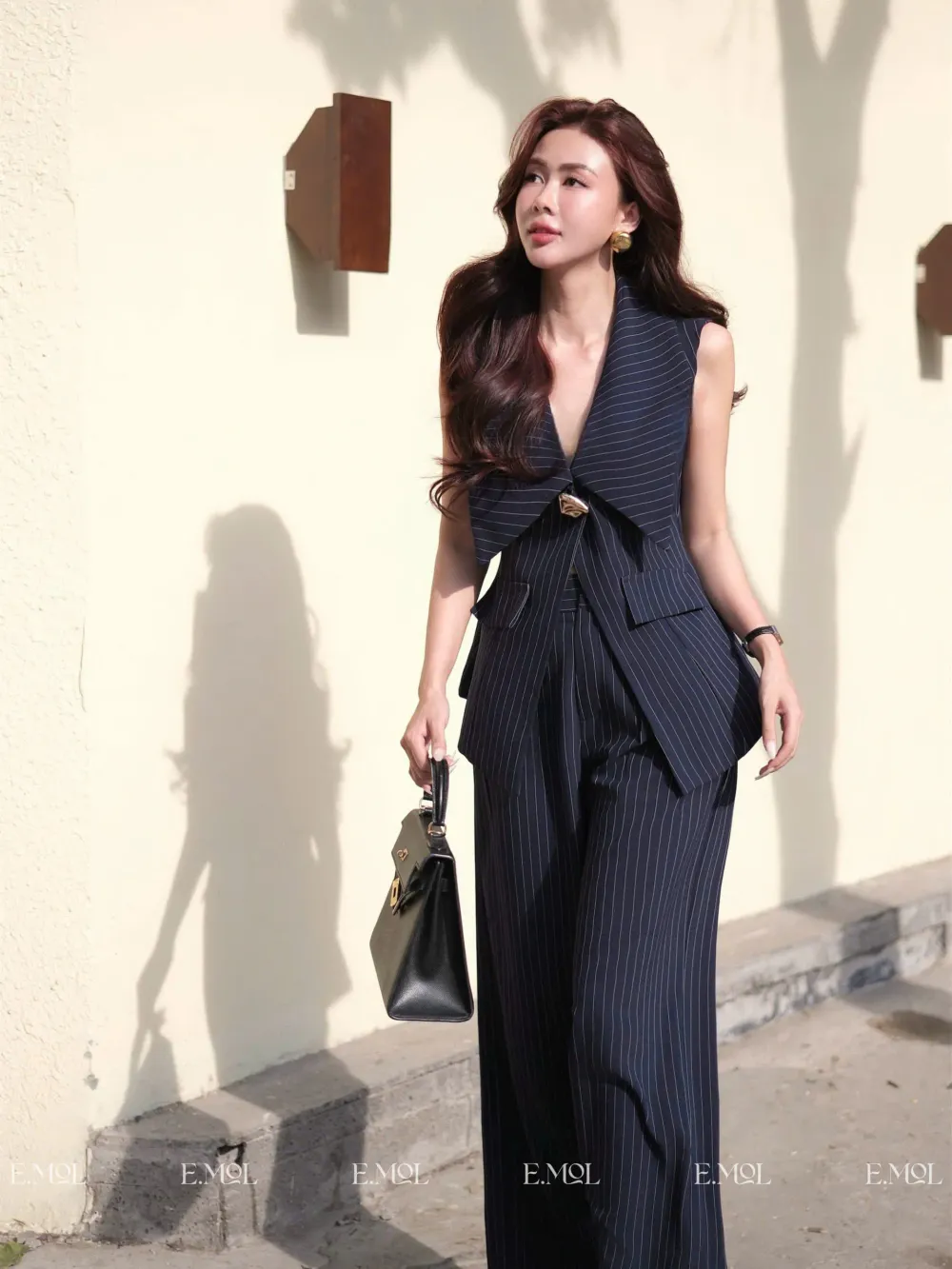 Set Of Vest and Striped Pants — original E.MOL photograph 1