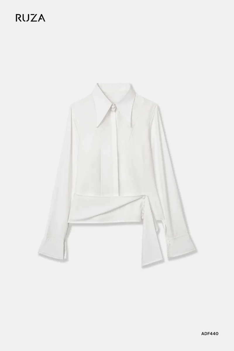 Long Sleeve Shirt Style · ADF440 in White