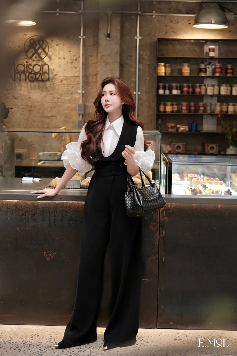 Jumpsuit with 4 Buttons — original E.MOL photograph 1
