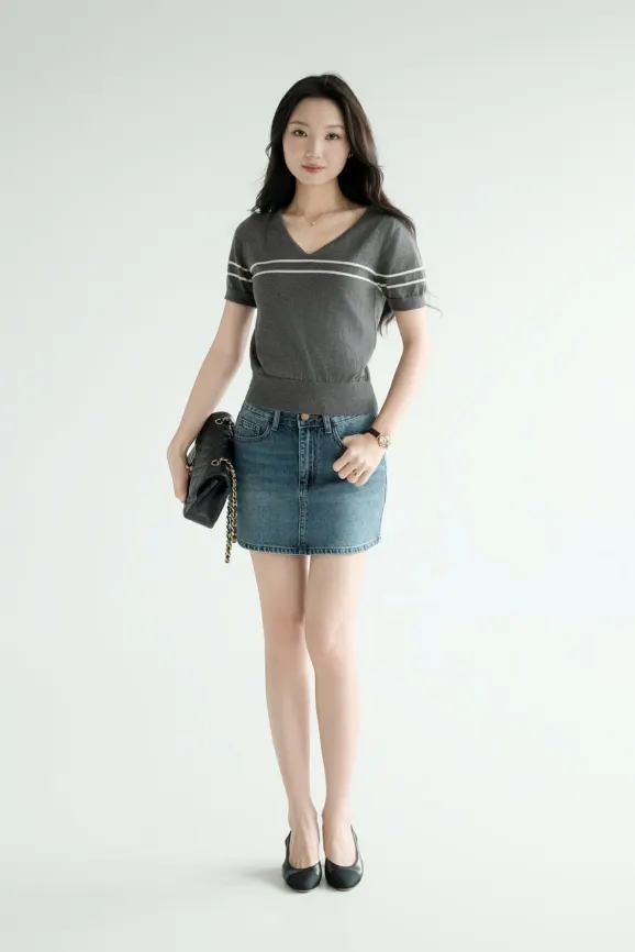 Mini Denim Skort · RR25VQ10 — original RUBIES photograph 1