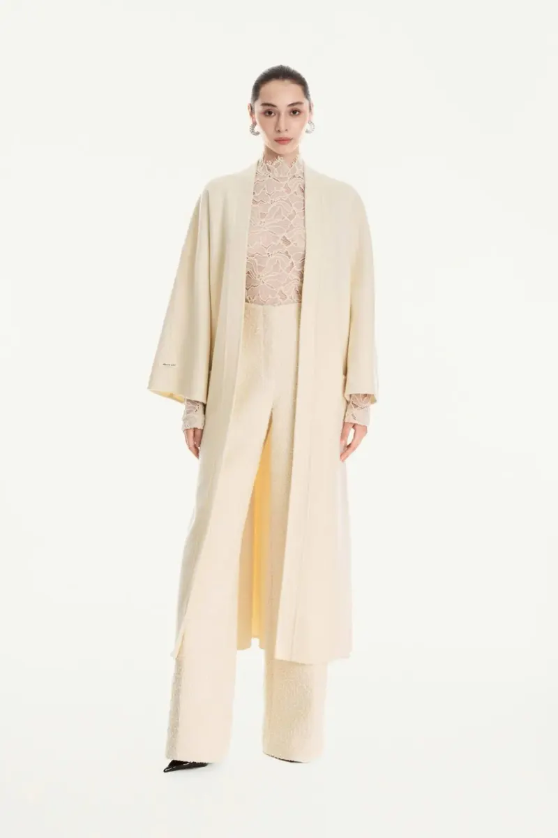 Amelie Belted Kimono Coat — original WHITE ANT photograph 1