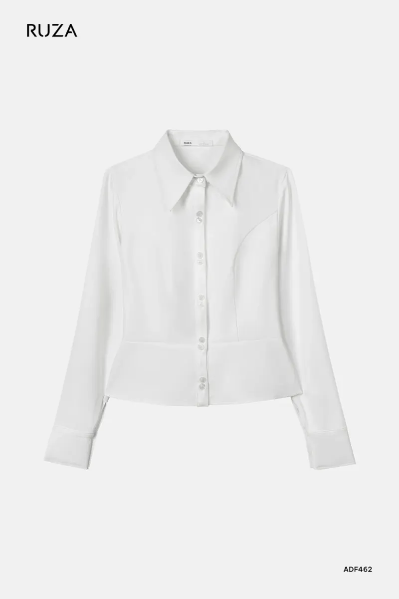 Long Sleeve Shirt Style · ADF462 in White