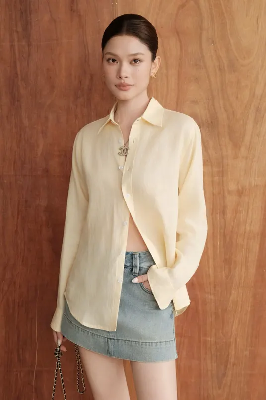 Poppy Denim Skort · RR26VQ05 in Blue — original RUBIES photograph