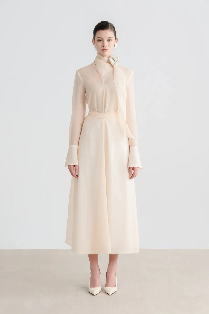 Isabel Midi Wrap Skirt — original WHITE ANT photograph 1