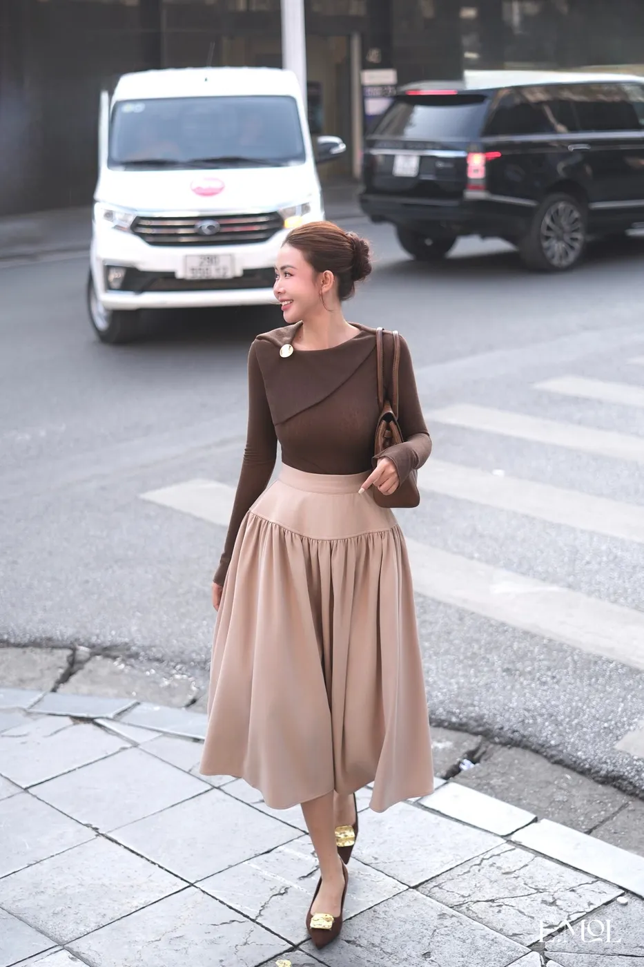 Long Pleated Skirt — original E.MOL photograph 1