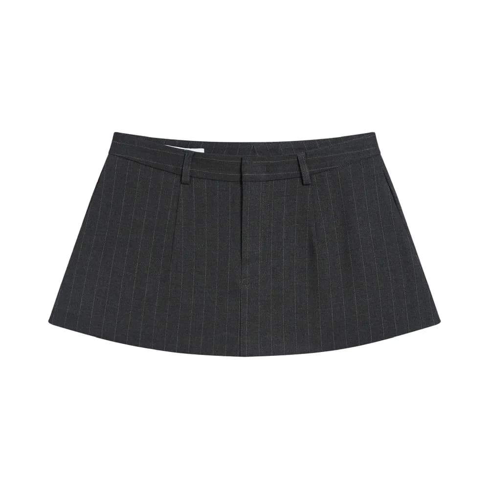 Donna Skirt V1082 A-Line Skirt - A-Line Skirt with Pants - Low-Waist Short Skirt — original MIARITTA photograph 6