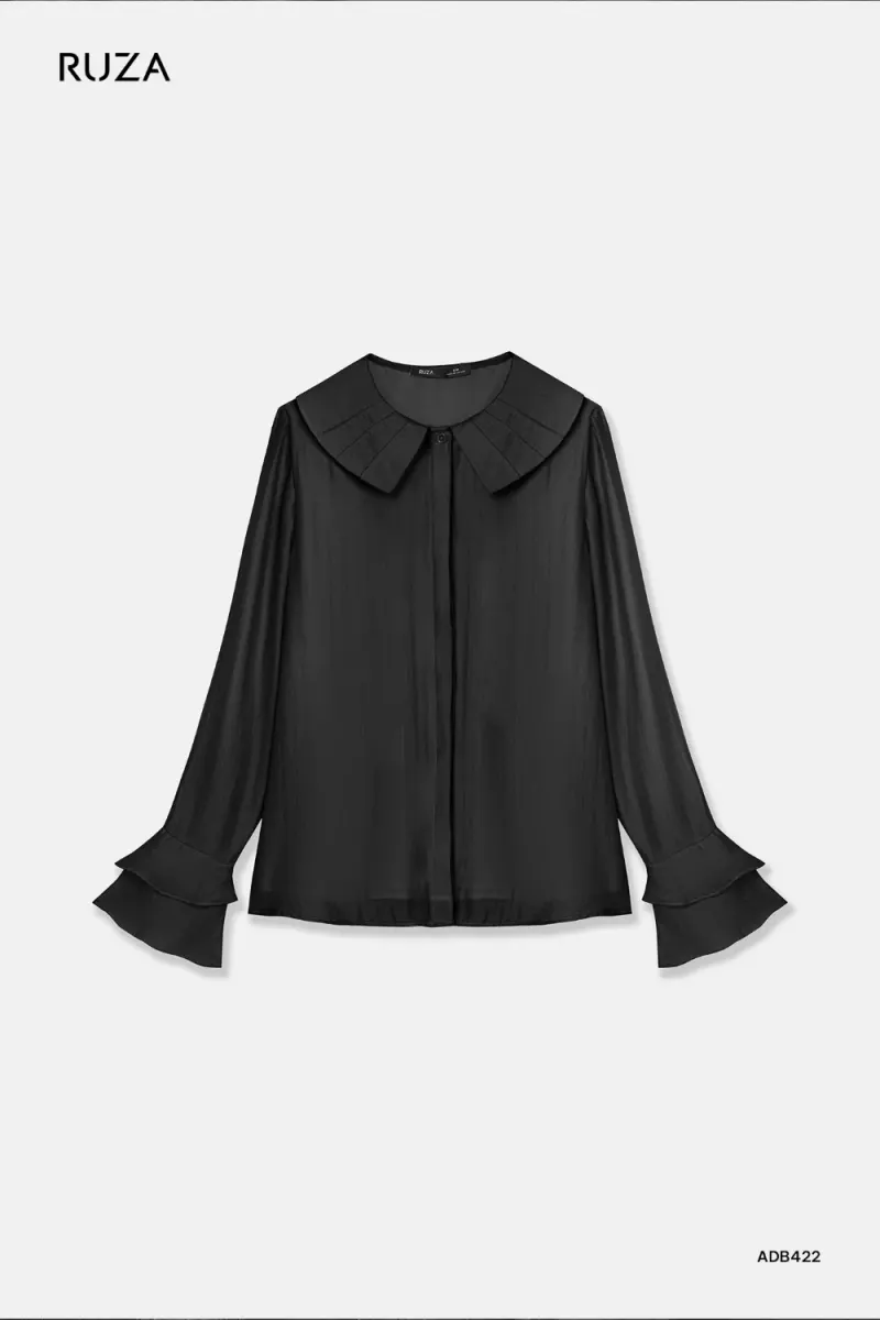 Basic Long Sleeve Shirt · ADB422 in Black