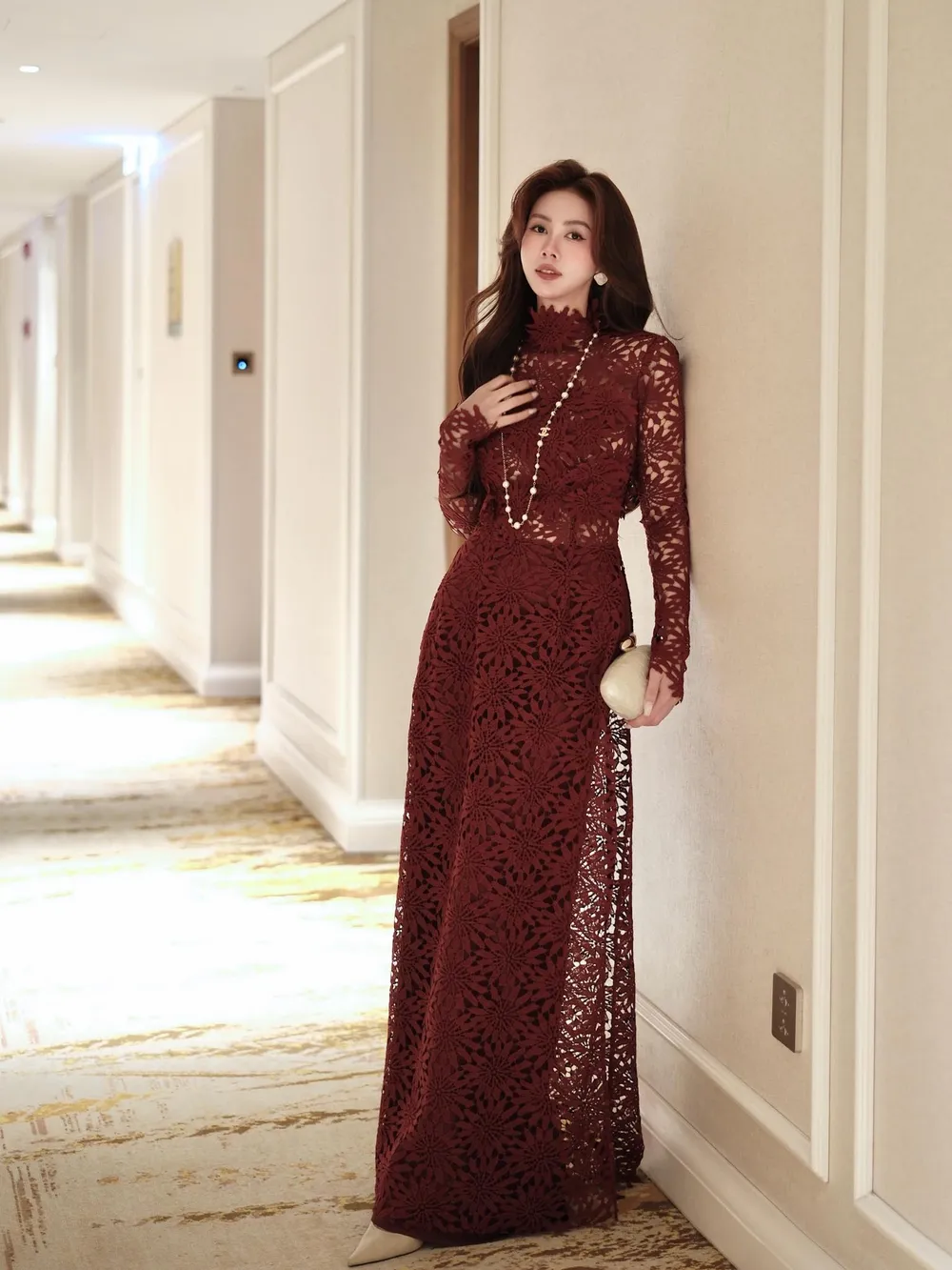 Long Ngoc Ao Dai with Pants — original E.MOL photograph 1