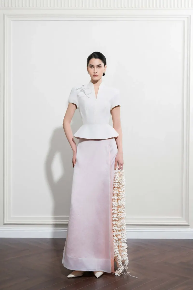 Serenity Asymmetrical Midi Skirt — original WHITE ANT photograph 1