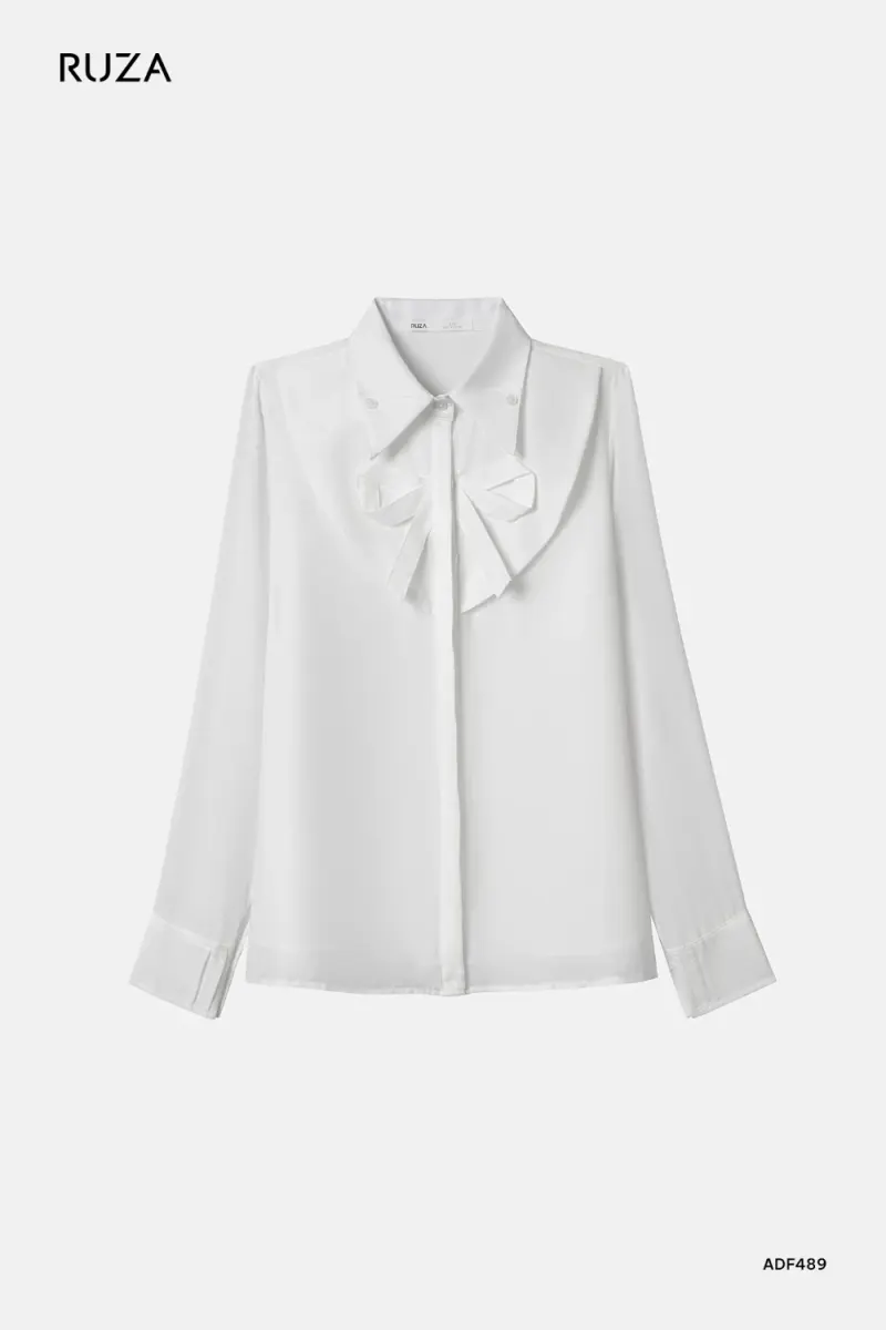 Long Sleeve Shirt Style · ADF489 in White